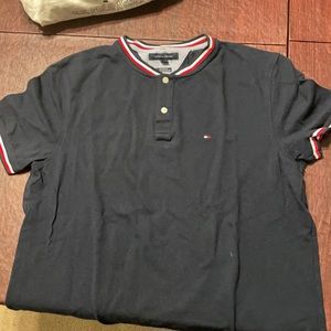 Tommy Hilfigure mock collar shirt!!